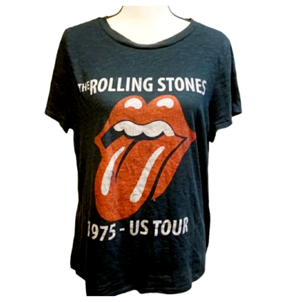SOLD- Authentic Vintage Style 1975 Rolling Stone Tee - Picture 3 of 6
